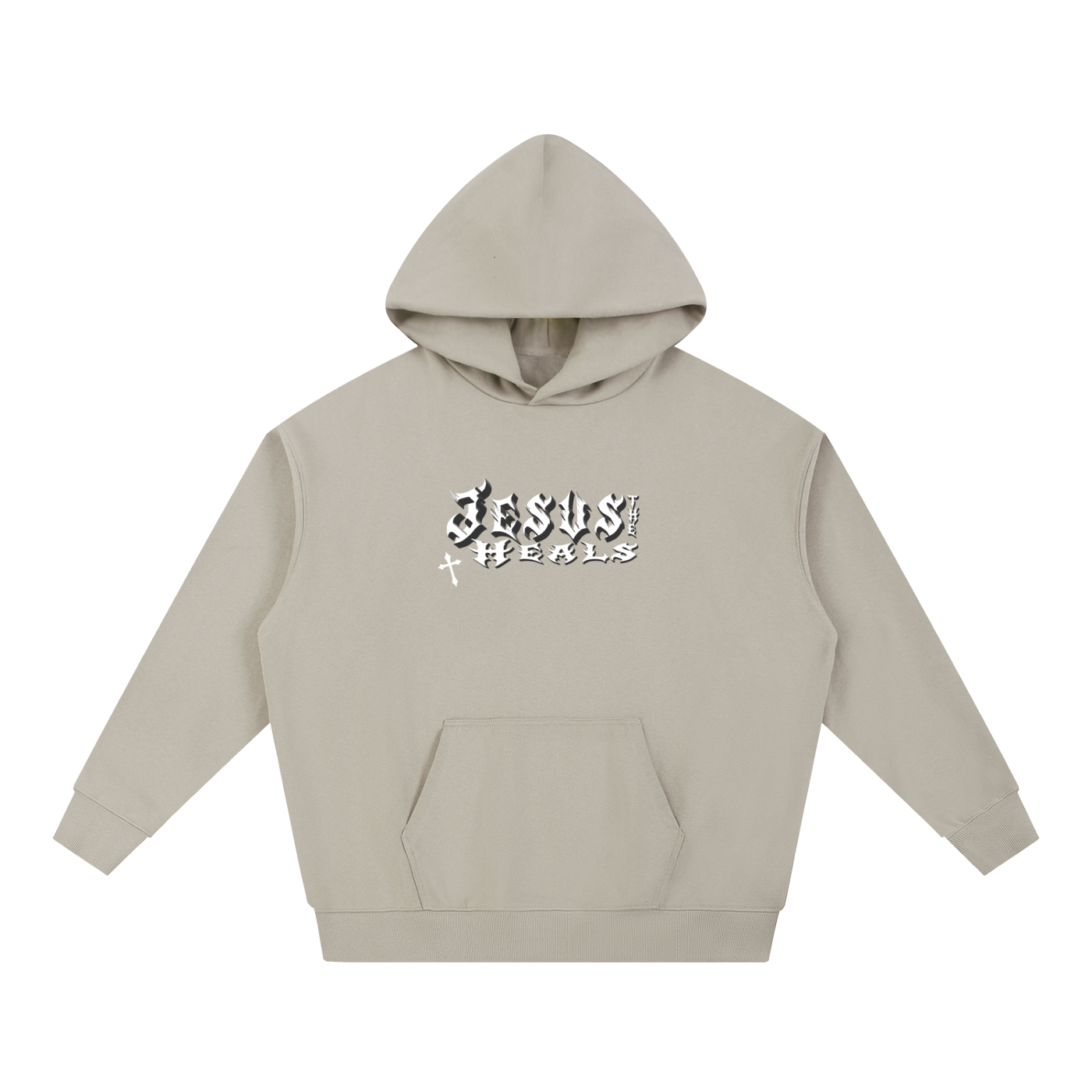 “Jesus Heals the World” Heavyweight Hoodie