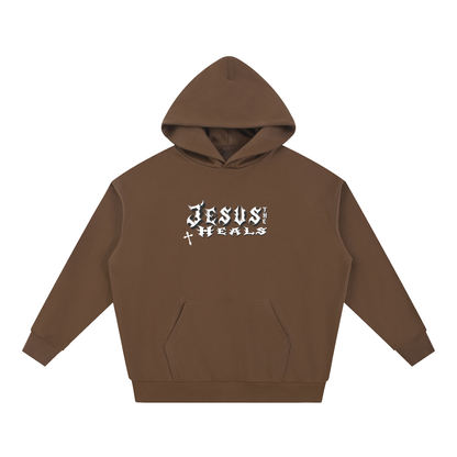 “Jesus Heals the World” Heavyweight Hoodie