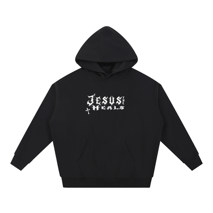 “Jesus Heals the World” Heavyweight Hoodie