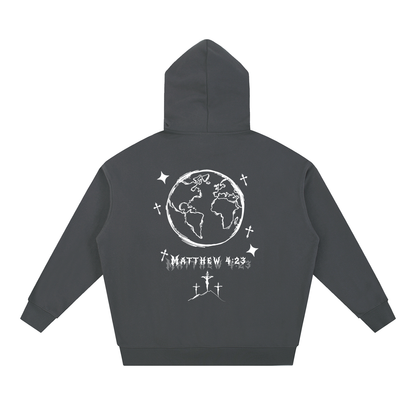 “Jesus Heals the World” Heavyweight Hoodie