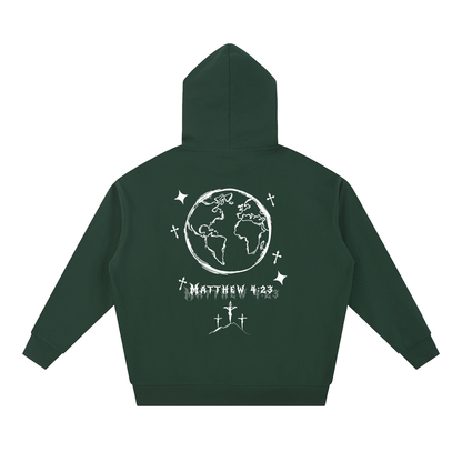 “Jesus Heals the World” Heavyweight Hoodie