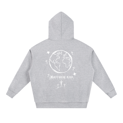 “Jesus Heals the World” Heavyweight Hoodie
