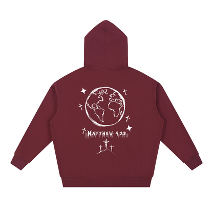 “Jesus Heals the World” Heavyweight Hoodie