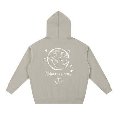 “Jesus Heals the World” Heavyweight Hoodie
