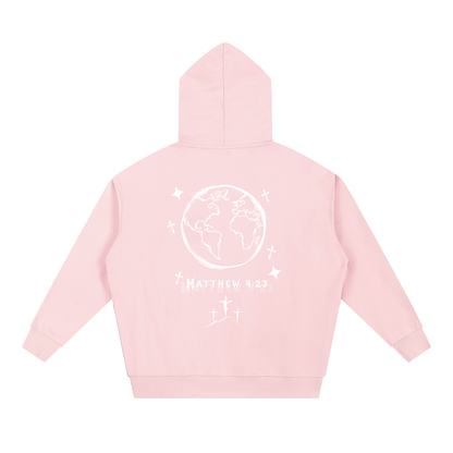 “Jesus Heals the World” Heavyweight Hoodie