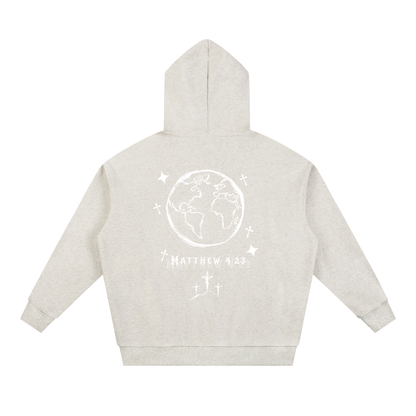 “Jesus Heals the World” Heavyweight Hoodie