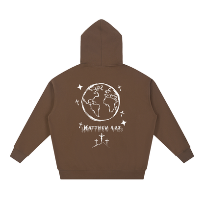 “Jesus Heals the World” Heavyweight Hoodie