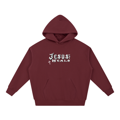 “Jesus Heals the World” Heavyweight Hoodie