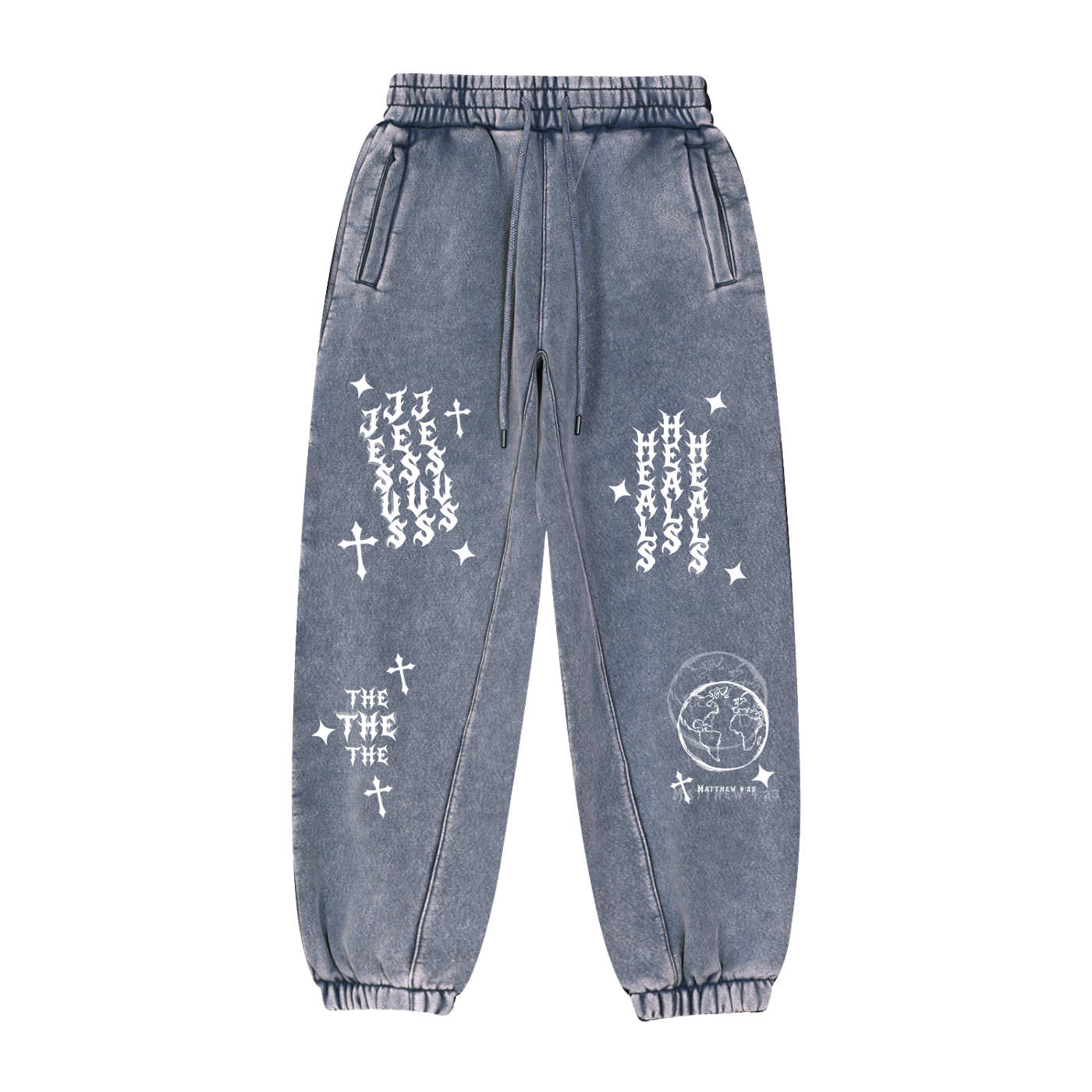 "Jesus Heals the World" Sweatpants
