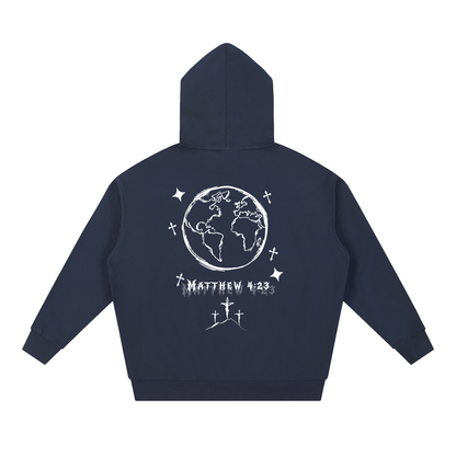 “Jesus Heals the World” Heavyweight Hoodie