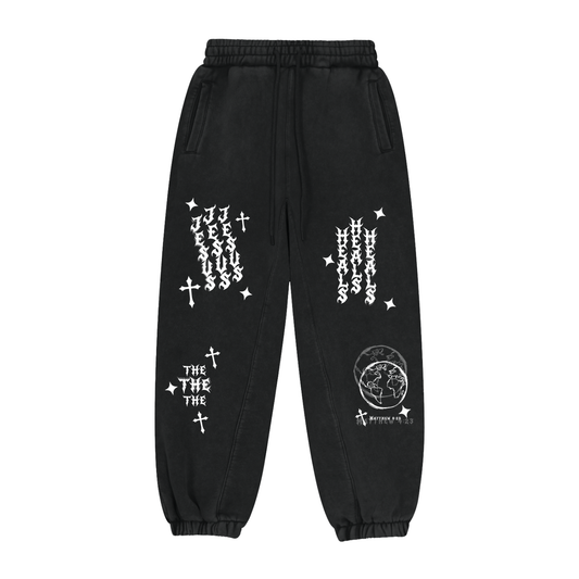 "Jesus Heals the World" Sweatpants