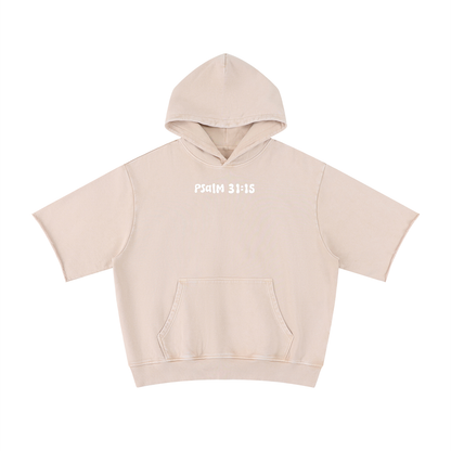 “Gods time not mine” Short Sleeve Hoodie