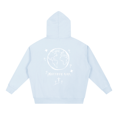 “Jesus Heals the World” Heavyweight Hoodie
