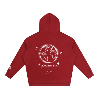 “Jesus Heals the World” Oversize Hoodie