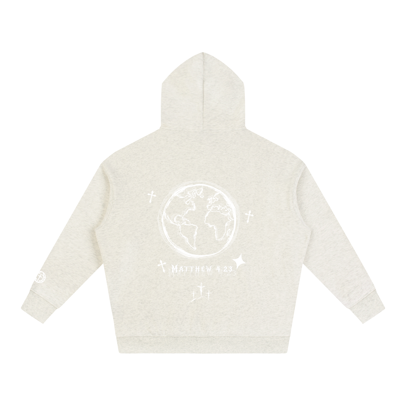 “Jesus Heals the World” Oversize Hoodie