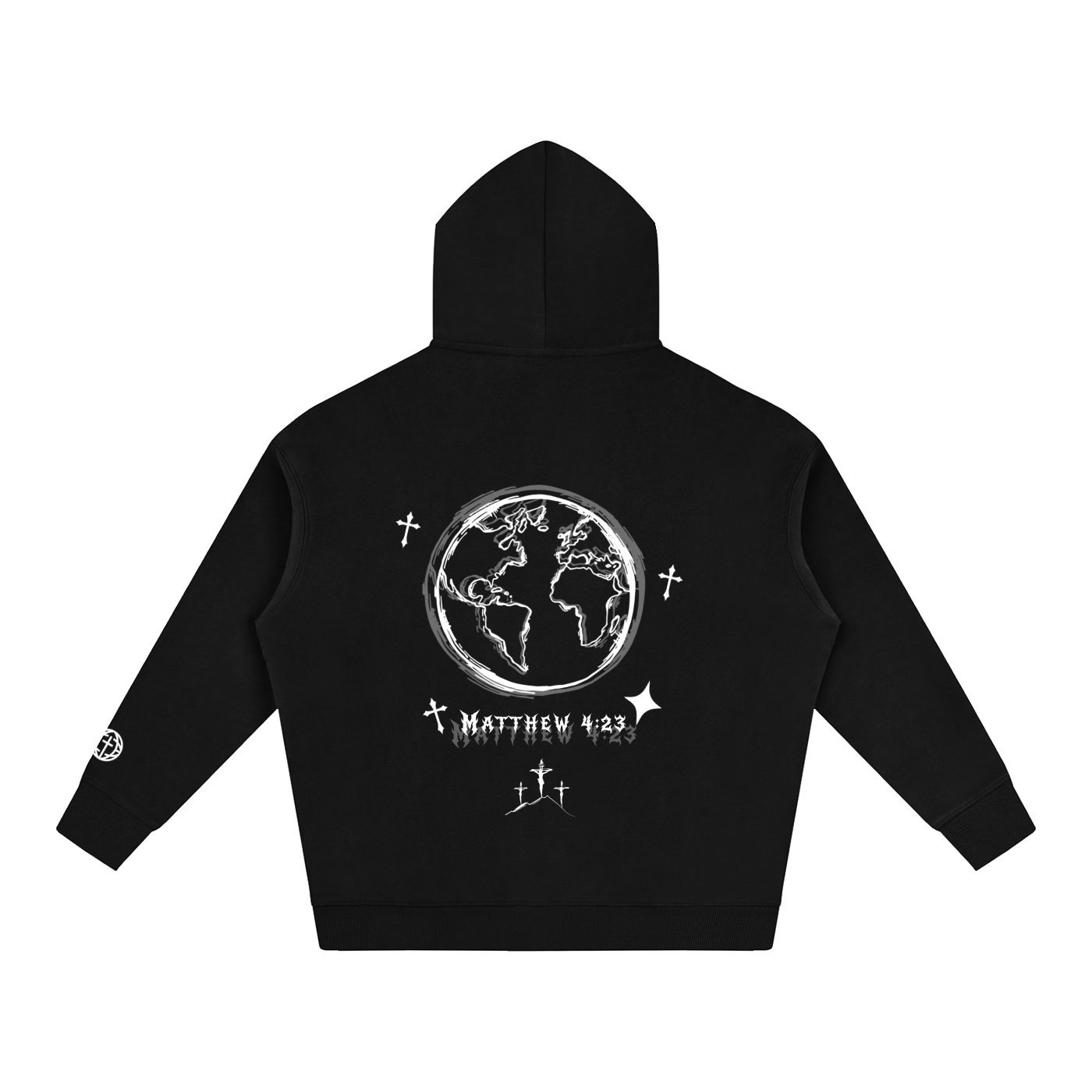 “Jesus Heals the World” Oversize Hoodie