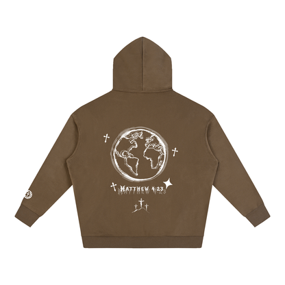 “Jesus Heals the World” Oversize Hoodie